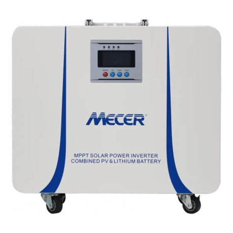 Mecer 1.5kW Portable Lithium 26v 100Ah Pure Sine Wave Inverter with 840W MPPT SOL-I-CN-15L