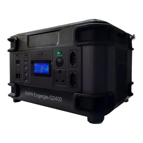Mecer Kapa Energy Q2400 Portable Power Station Pure Sine Wave Inverter 2400W with 1700wh Battery SOL-I-KP-2400