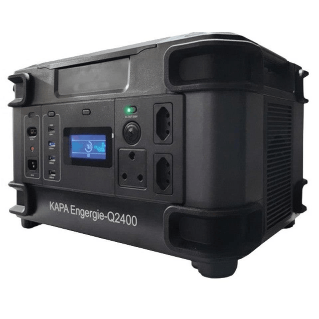 Mecer Kappa Q2400 2400W 1743Wh Portable Power Station with 1x 450W Panel SOL-KAPPA-1 x 450W