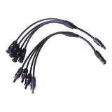 SOLARIX Solar Connector Y-connector 4-way to 1-way Panel Combiner Cable Set SOLPAMY041
