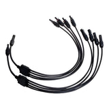 SOLARIX Solar Connector Y-connector 4-way to 1-way Panel Combiner Cable Set SOLPAMY041