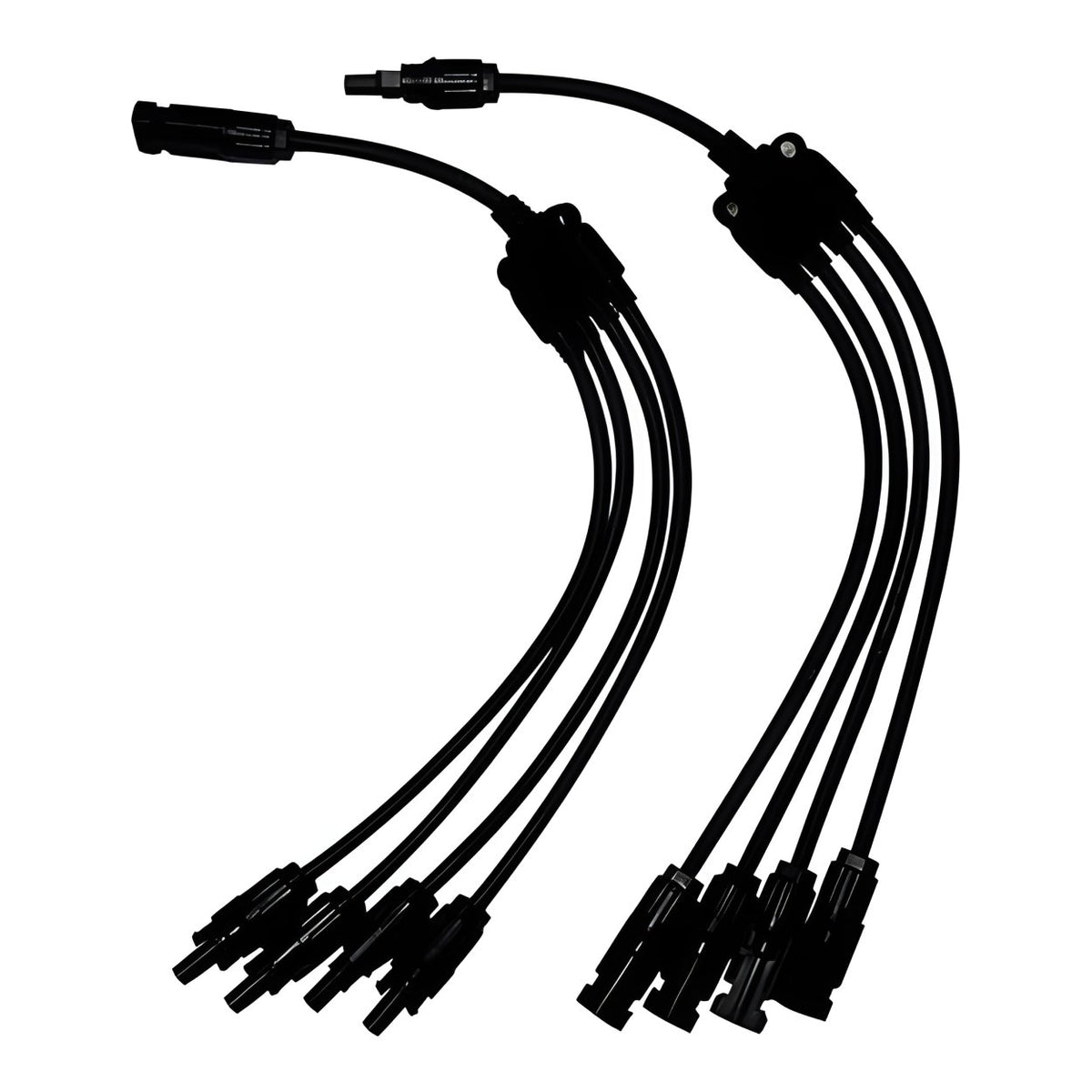 SOLARIX Solar Connector Y-connector 4-way to 1-way Panel Combiner Cable Set SOLPAMY041