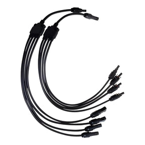 SOLARIX Solar Connector Y-connector 4-way to 1-way Panel Combiner Cable Set SOLPAMY041