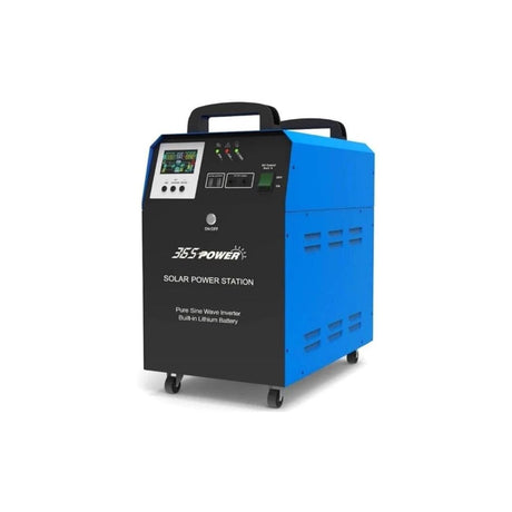 Solarix 365 Power 1000VA 1000W Pure Sine Wave Mobile Inverter with 12.8V 100Ah Lithium LiFePo4 SOLSKUPS1000LI