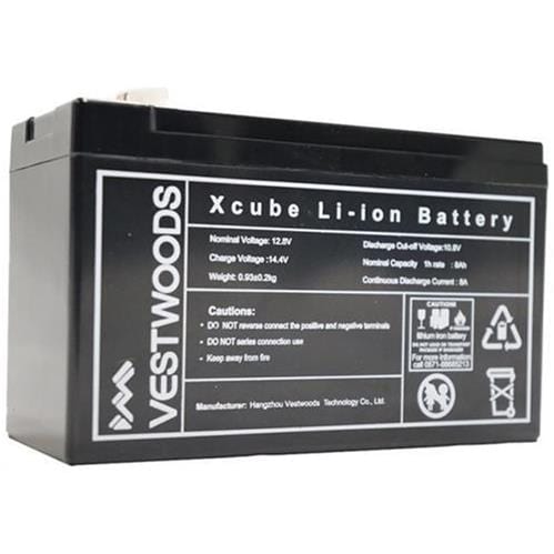 Solarix XCube 12V 8Ah Rechargeable Lithium Battery SOLXCLB12V8AH