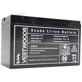 Solarix XCube 12V 8Ah Rechargeable Lithium Battery SOLXCLB12V8AH