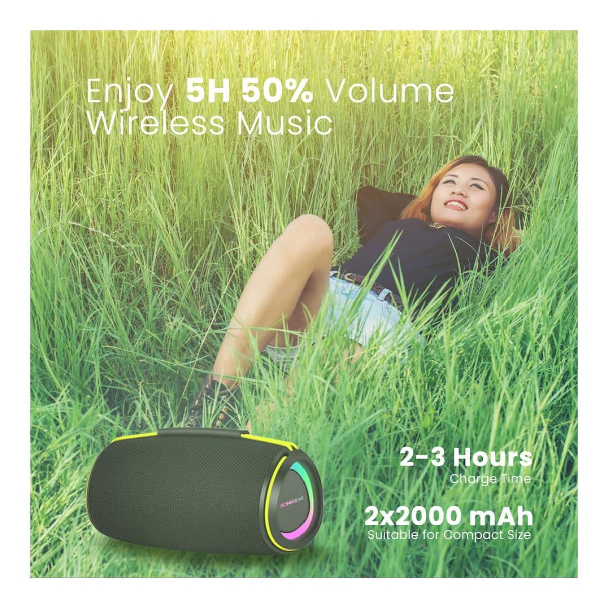 SonicGear SonicGo Boom 6 Portable Bluetooth Speaker SONICGOBOOM6