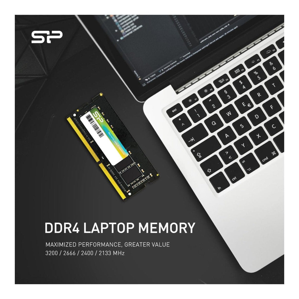 Silicon Power SP008GBSFU320X02 SO-DIMM Memory Module 8GB 1 x 8GB DDR4 3200MHz