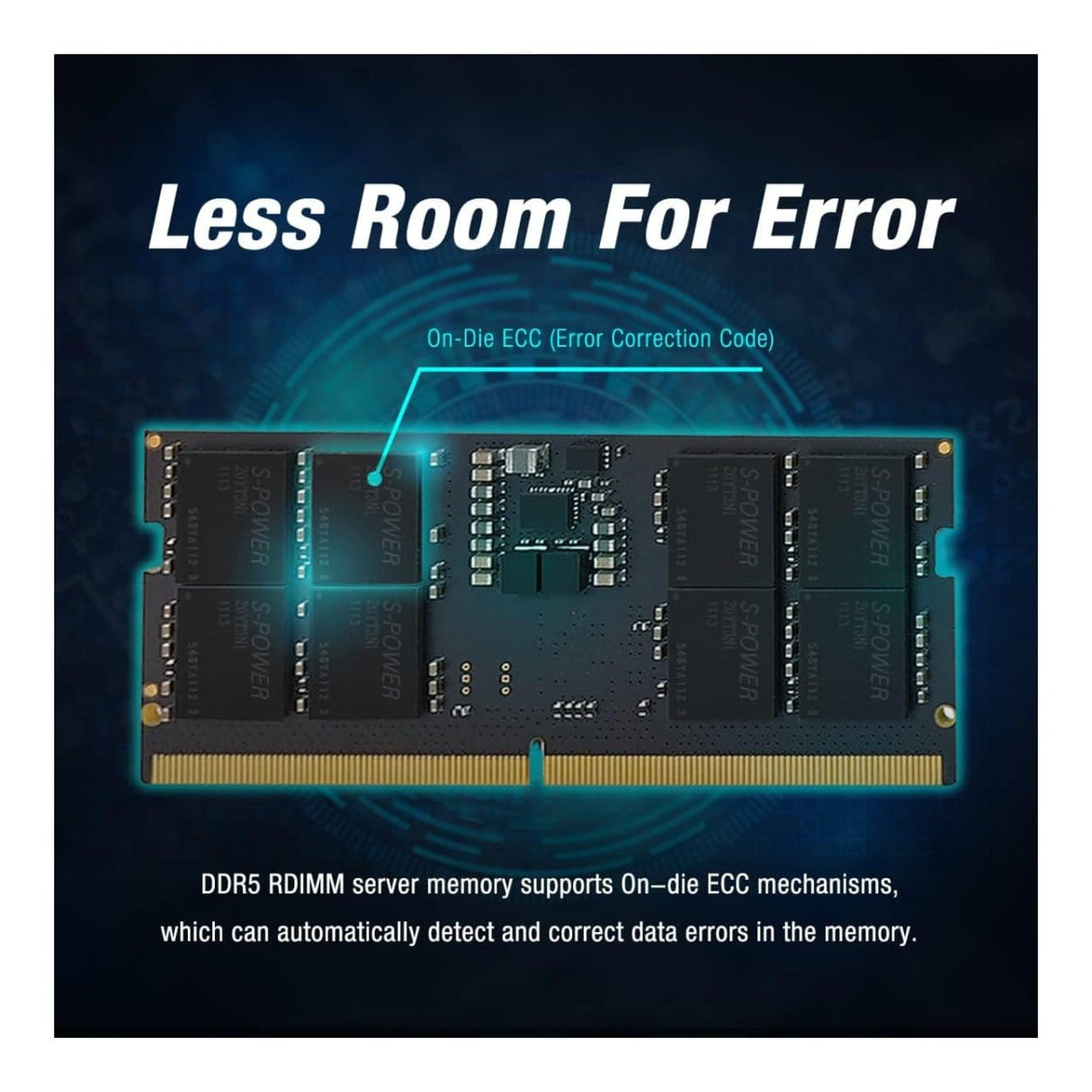 Silicon Power SP016GBSVU480F02 SO-DIMM ECC Memory Module 16GB 1 x 16GB DDR5 4800MHz
