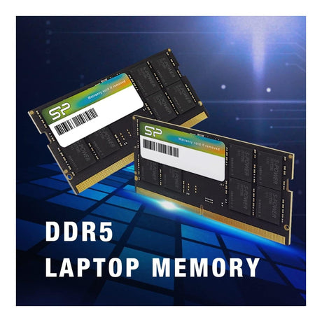 Silicon Power SP016GBSVU480F02 SO-DIMM ECC Memory Module 16GB 1 x 16GB DDR5 4800MHz