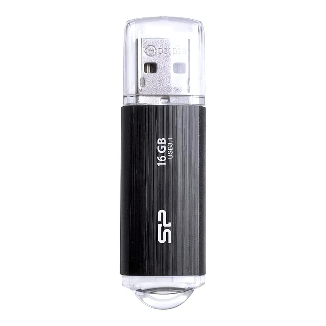 Silicon Power Blaze B02 16GB USB Type-A 3.2 Black USB Flash Drive SP016GBUF3B02V1K
