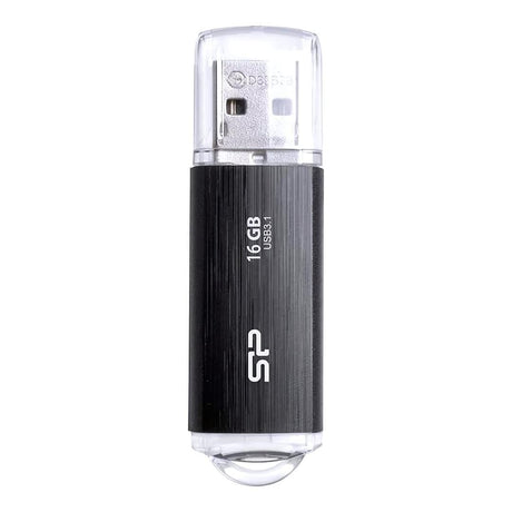 Silicon Power Blaze B02 16GB USB Type-A 3.2 Black USB Flash Drive SP016GBUF3B02V1K