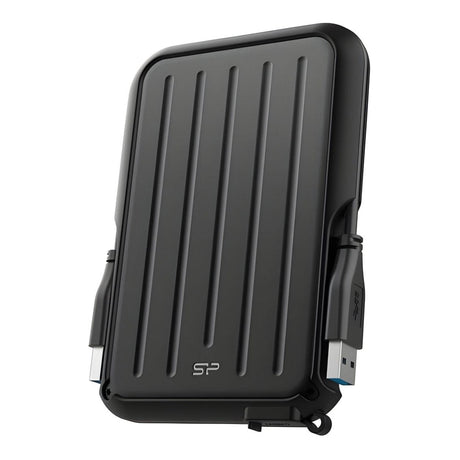 Silicon Power A66 2TB USB Black External Hard Drive SP020TBPHD66SS3K