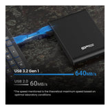 Silicon Power Vault A80 2.5-inch 2TB USB-A Black External Hard Drive SP020TBPHDA80S3K