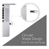 Silicon Power Jewel J80 32GB Titanium USB Flash Drive SP032GBUF3J80V1T