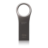 Silicon Power Jewel J80 32GB Titanium USB Flash Drive SP032GBUF3J80V1T