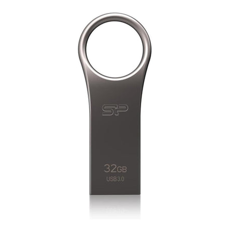 Silicon Power Jewel J80 32GB Titanium USB Flash Drive SP032GBUF3J80V1T