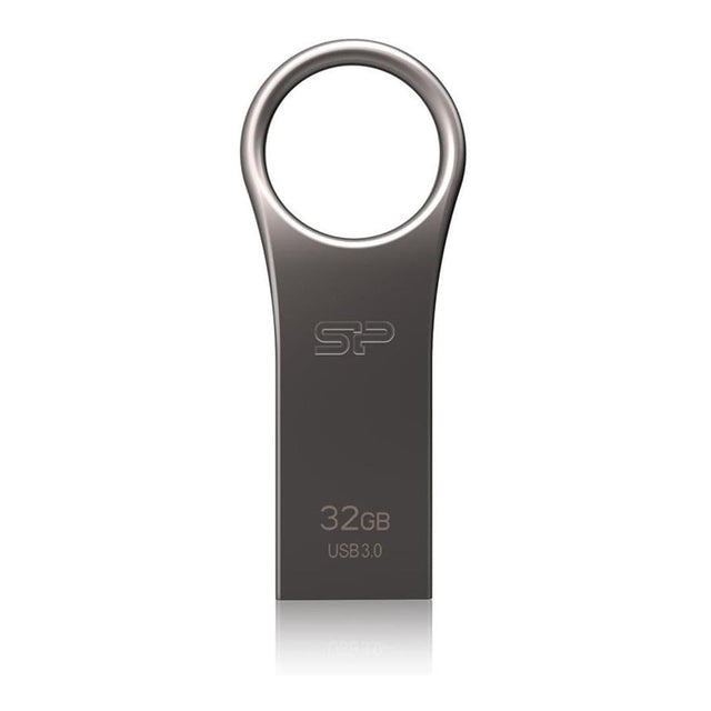 Silicon Power Jewel J80 32GB Titanium USB Flash Drive SP032GBUF3J80V1T