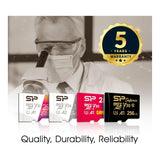 Silicon Power Elite 64GB MicroSDXC UHS-I Class 10 Memory Card SP064GBSTXBV1V20SP