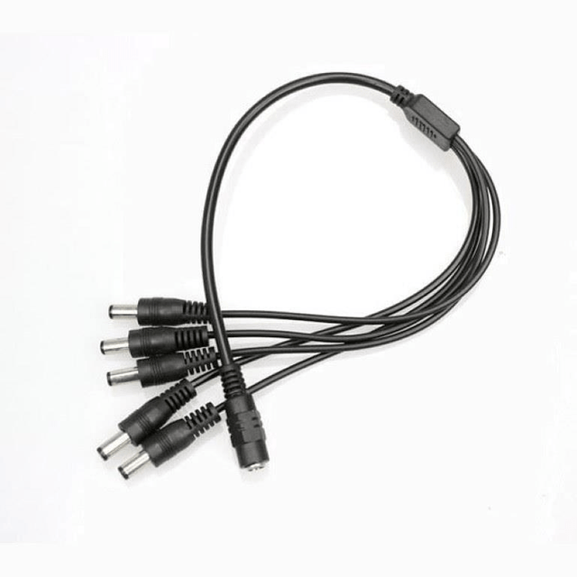 Folksafe 1-Way to 5-Way Power Splitter 5-pack SP1-5