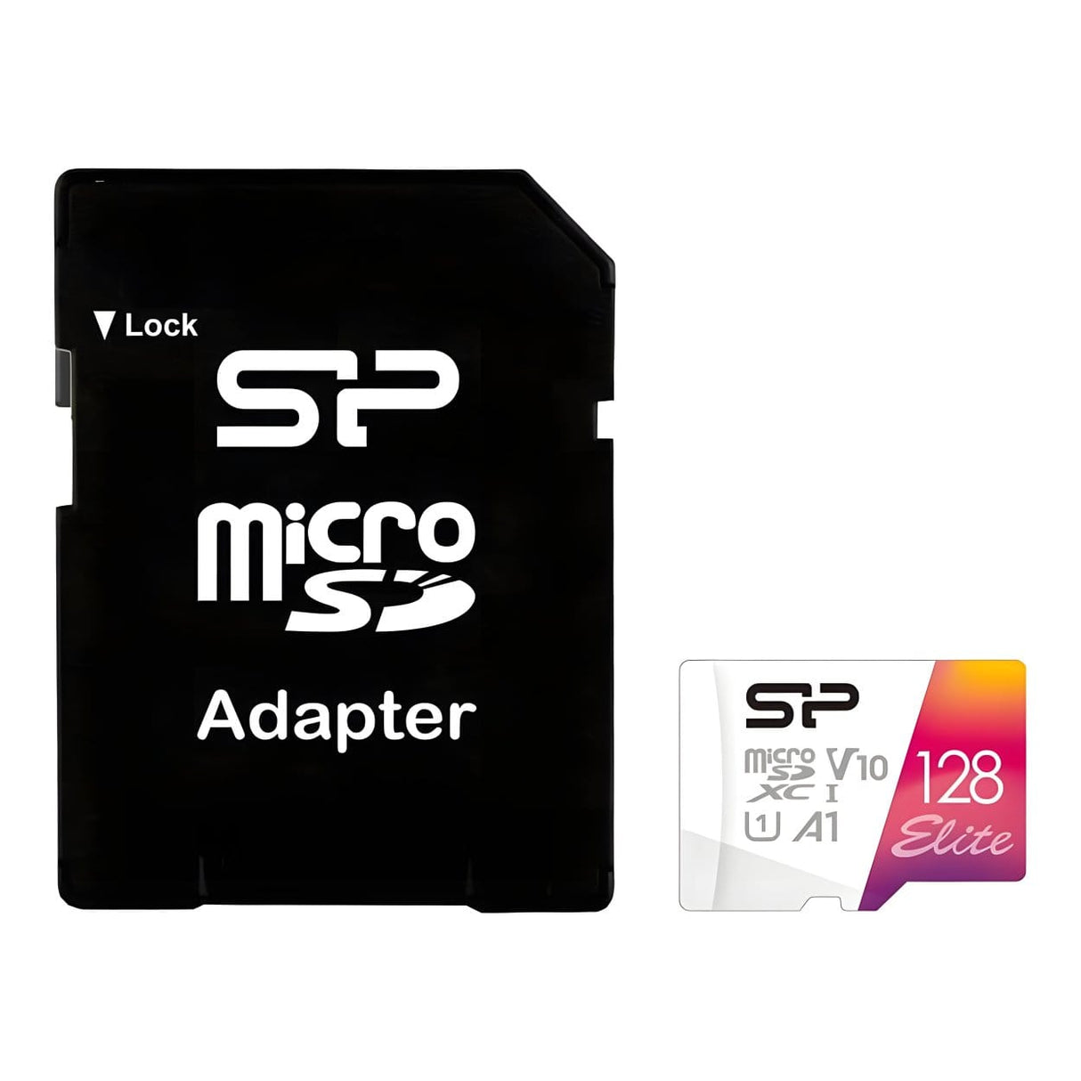 Silicon Power Elite 128GB MicroSDXC UHS-I Class 10 Memory Card SP128GBSTXBV1V20SP