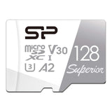Silicon Power Superior A2 128GB MicroSDXC UHS-I Class 10 Memory Card SP128GBSTXDA2V20SP