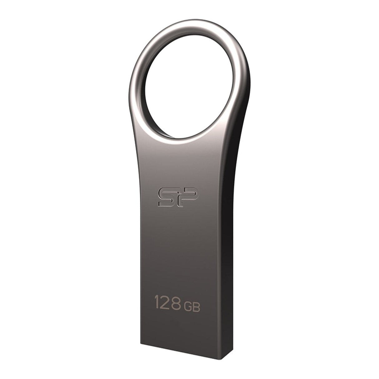 Silicon Power Jewel J80 128GB Titanium USB Flash Drive SP128GBUF3J80V1T