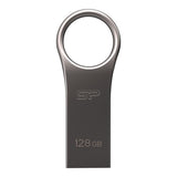 Silicon Power Jewel J80 128GB Titanium USB Flash Drive SP128GBUF3J80V1T