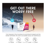 Silicon Power Elite 256GB MicroSDXC UHS-I Class 10 Memory Card SP256GBSTXBV1V20SP