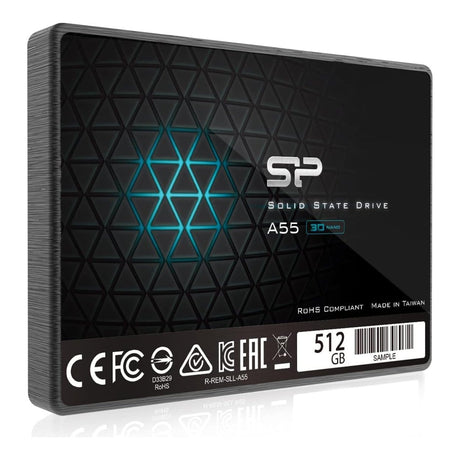 Silicon Power Ace A55 2.5-inch 512GB SATA III 3D TLC Internal SSD SP512GBSS3A55S25