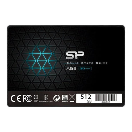 Silicon Power Ace A55 2.5-inch 512GB SATA III 3D TLC Internal SSD SP512GBSS3A55S25