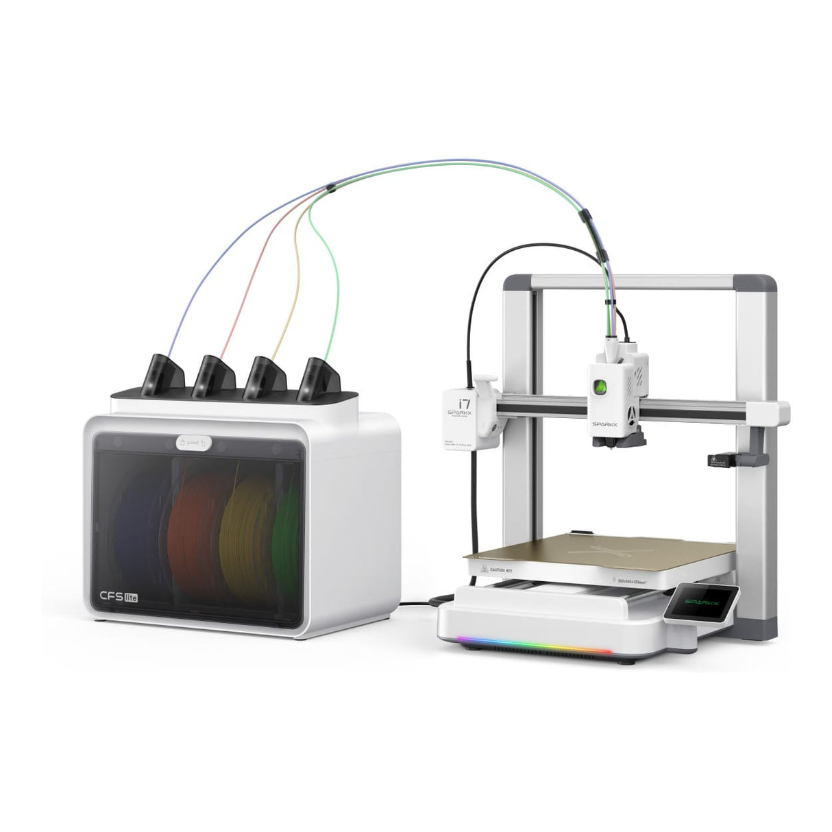 Creality 3D SparkX i7 3D Printer with CFS Lite 4 Filament Dispenser