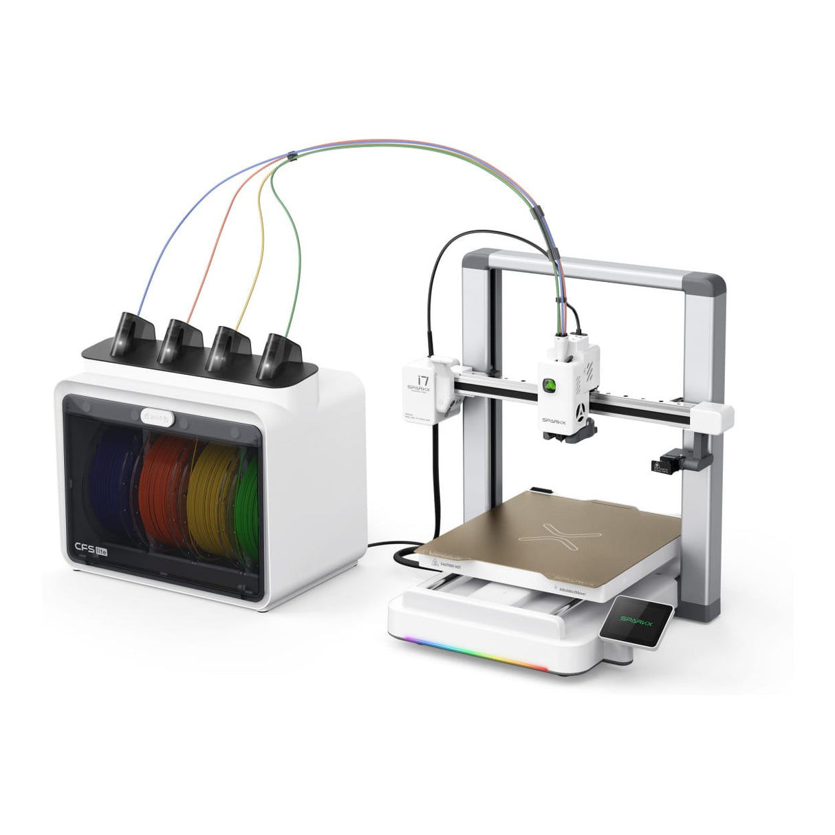 Creality 3D SparkX i7 3D Printer with CFS Lite 4 Filament Dispenser