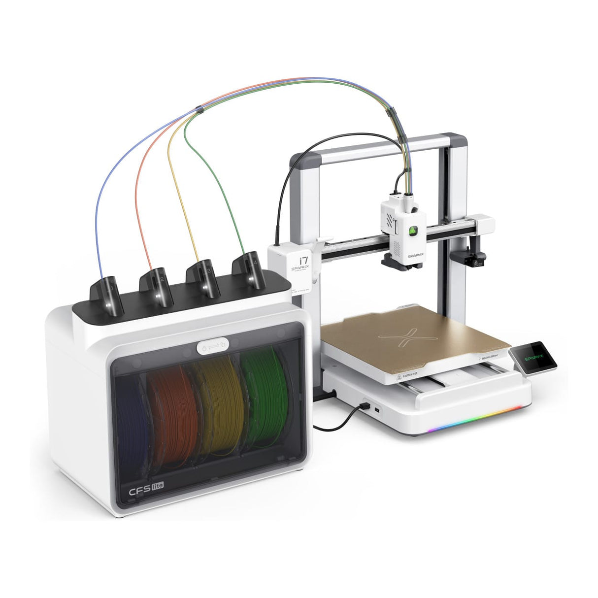 Creality 3D SparkX i7 3D Printer with CFS Lite 4 Filament Dispenser