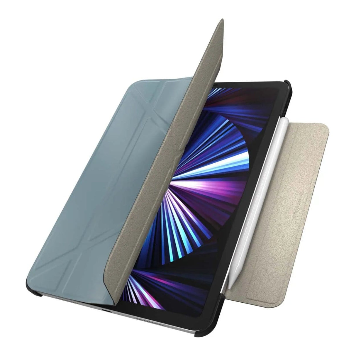 SwitchEasy Origami 11-inch Folio Tablet Case for iPad - Exquisite Blue SPD219093XB22