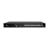 Scoop 24-port 250W 2x Gigabit 1x SFP Fast Ethernet AI PoE Network Switch SPS-24F2GS