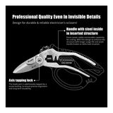 Pro'sKit 8-inch Industrial Angled Electricians Shears SR-335
