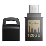 Strontium Nitro OTG 128GB USB 3.1 Black Flash Drive SR128GBBOTG2Y