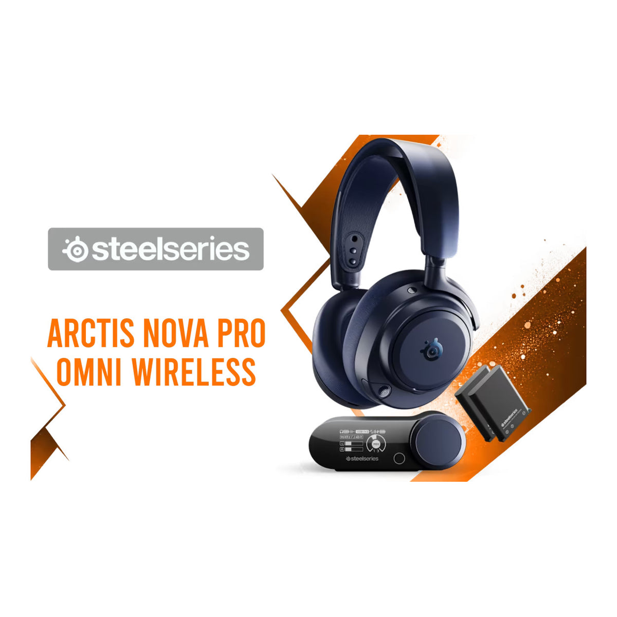 SteelSeries Arctis Nova Pro Omni Wireless Gaming Headset - Midnight Blue SS-61723