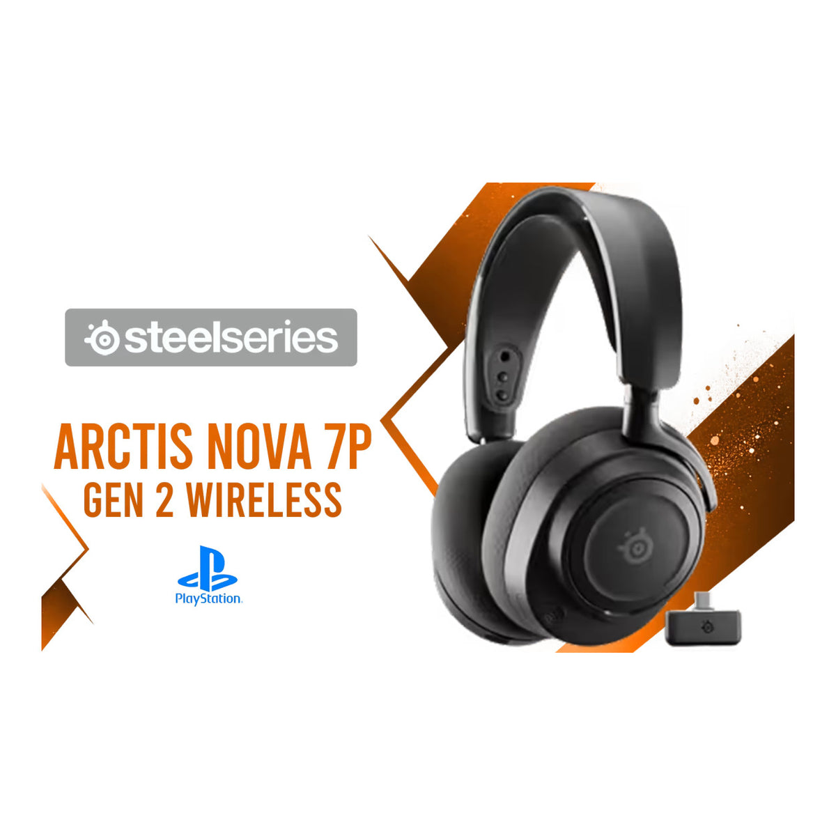 SteelSeries Arctis Nova 7P Gen 2 Wireless Gaming Headset - Black SS-61744