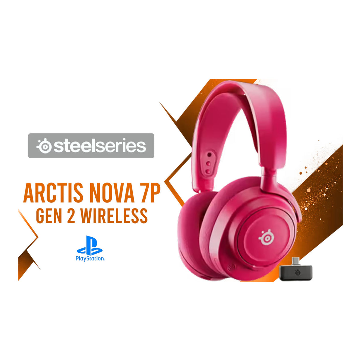 SteelSeries Arctis Nova 7P Gen 2 Wireless Gaming Headset - Magenta SS-61746