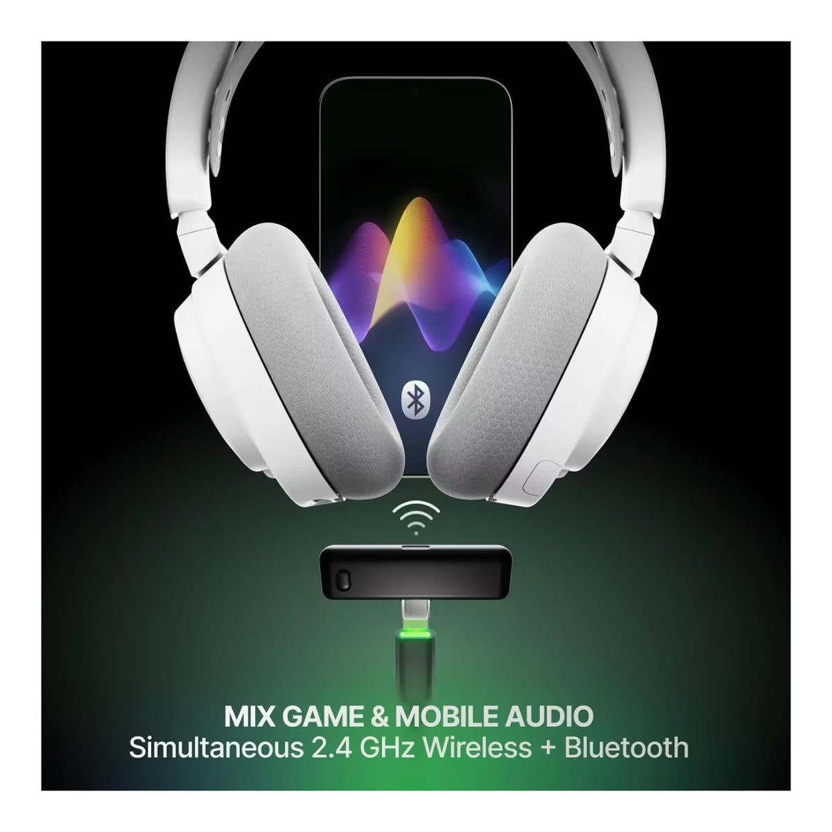SteelSeries Arctis Nova 7X Gen 2 Wireless Gaming Headset - White SS-61759