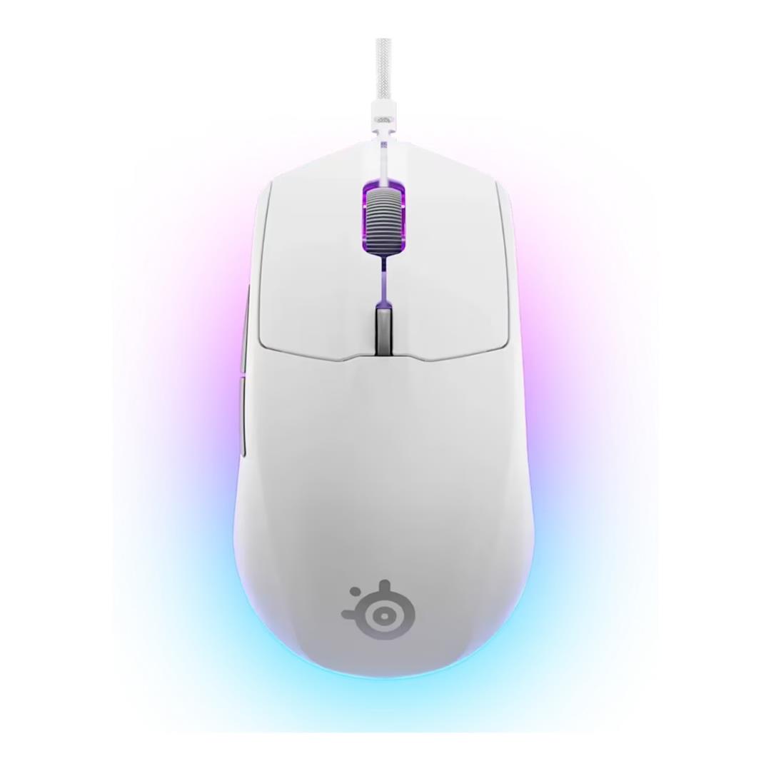 SteelSeries Rival 3 Gen 2 Wired Gaming Mouse - White SS-62516