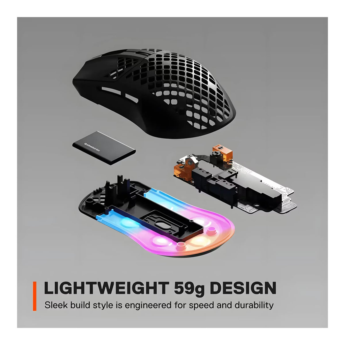 SteelSeries Aerox 3 Super Light Wired Gaming Mouse - Onyx SS-62611