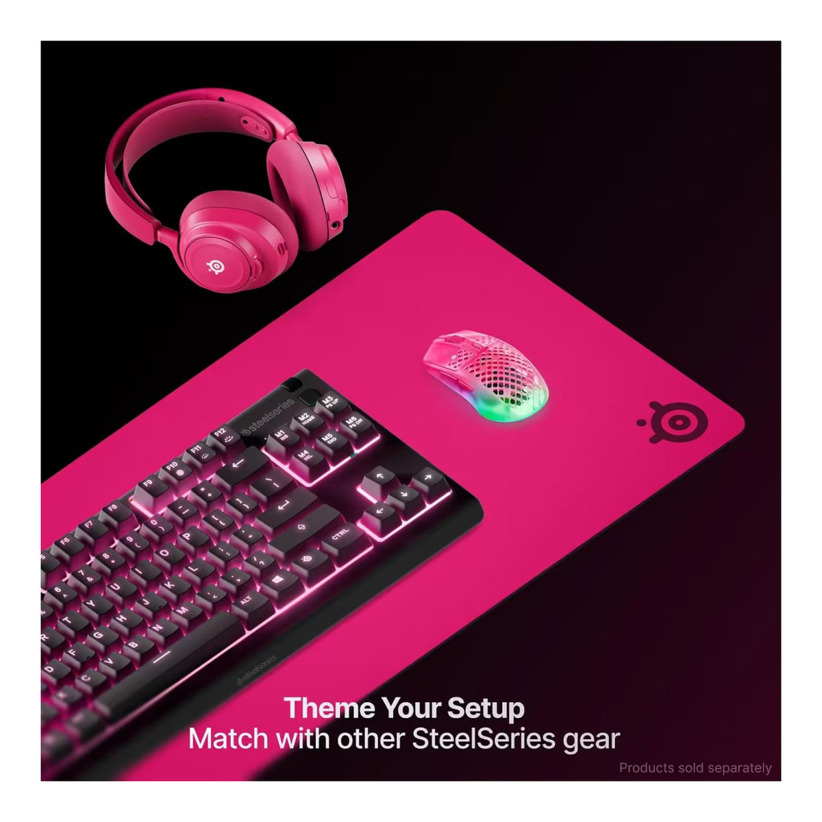 SteelSeries QcK Heavy Gaming Mouse Pad - XXL Magenta SS-63478