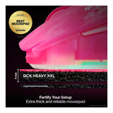 SteelSeries QcK Heavy Gaming Mouse Pad - XXL Magenta SS-63478