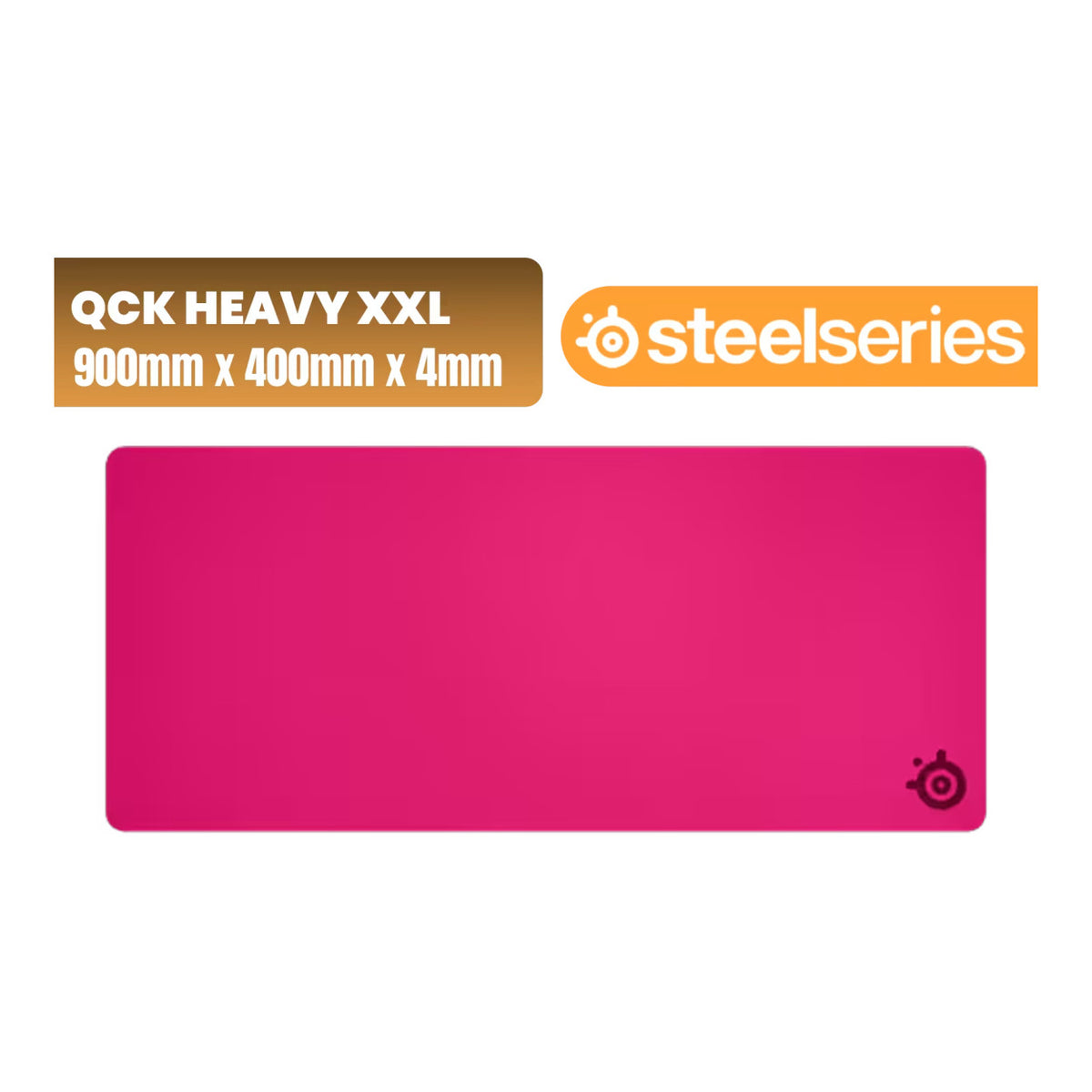SteelSeries QcK Heavy Gaming Mouse Pad - XXL Magenta SS-63478