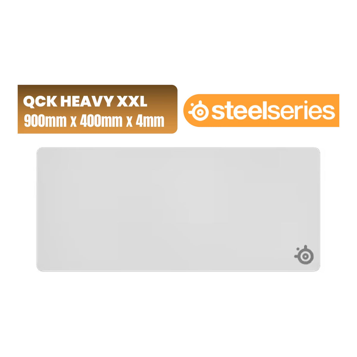 SteelSeries QcK Heavy Gaming Mouse Pad - XXL White SS-63481