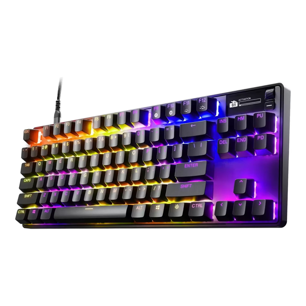 SteelSeries Apex Pro TKL Gen 3 RGB Wired Gaming Keyboard - HyperMagnetic Switches SS-64740