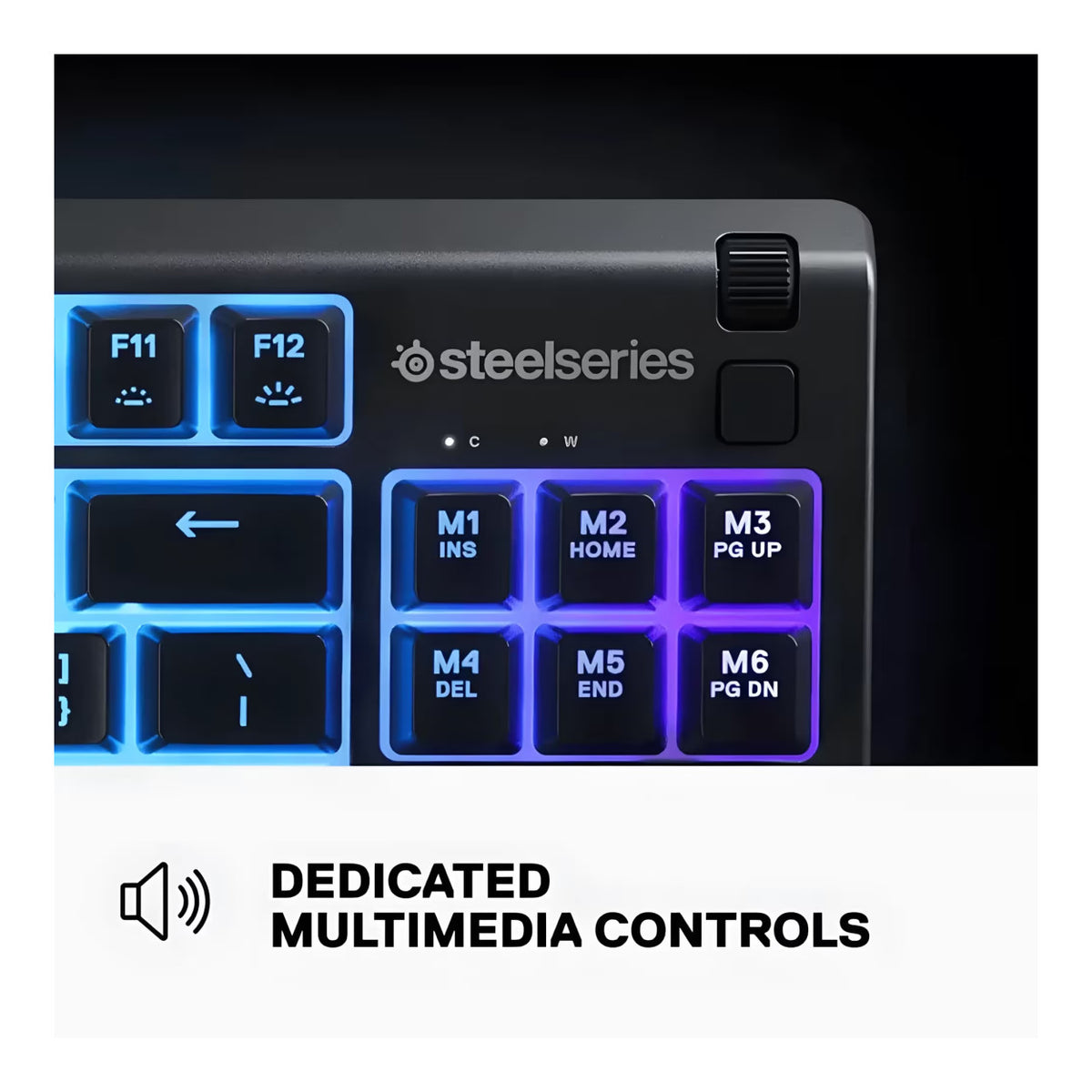 SteelSeries Apex 3 TKL RGB Wired Gaming Keyboard SS-64831